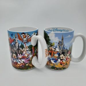 NEW Walt Disney World Character Mug Mom And Dad Set.